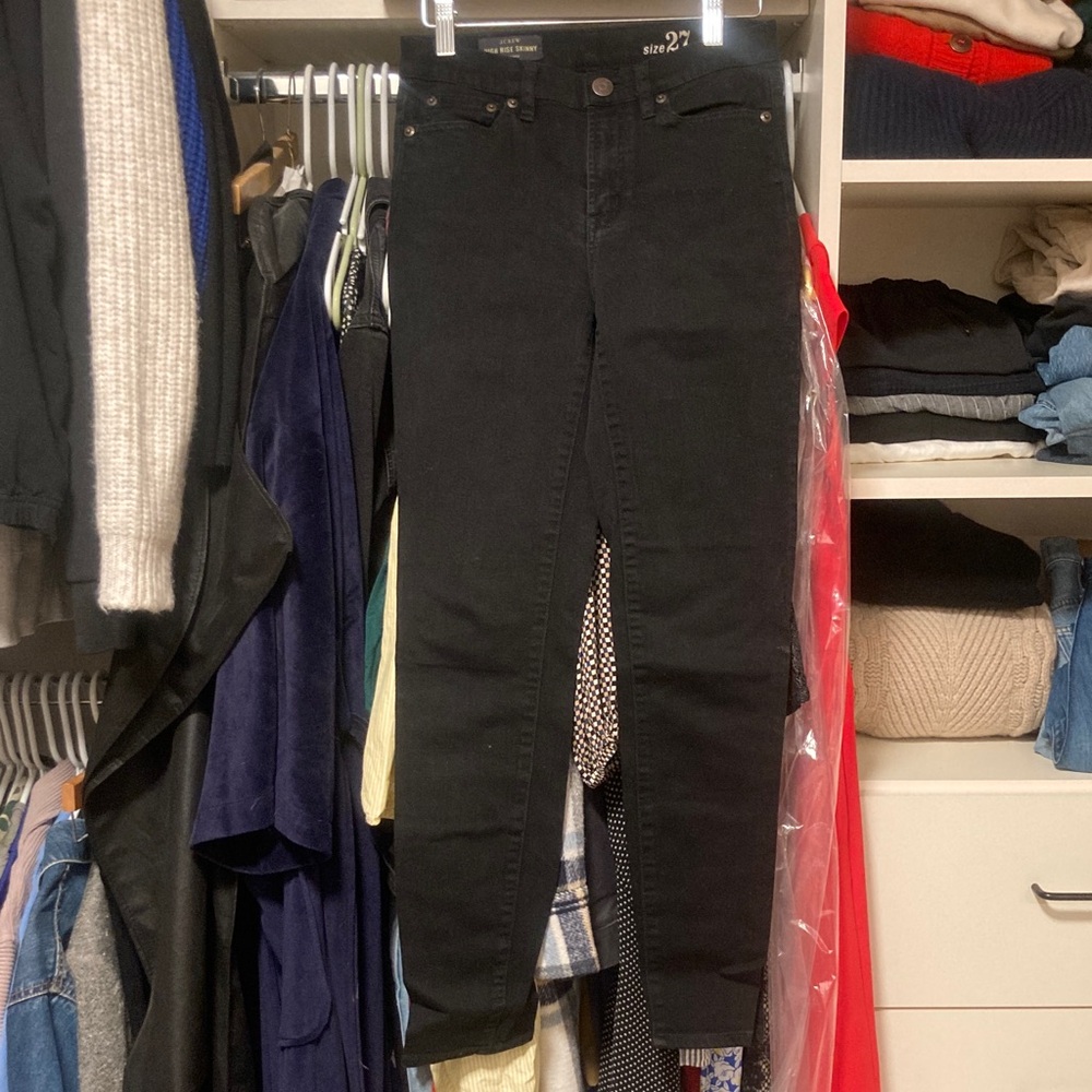 J. Crew Women's Black Skinny Jeans
